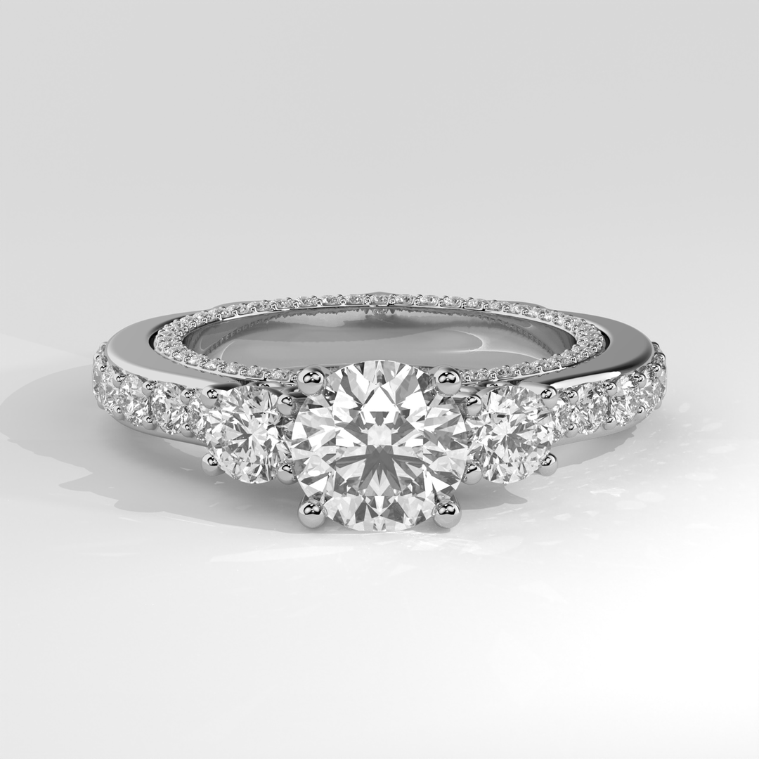 The Celestia Crown Diamond Ring