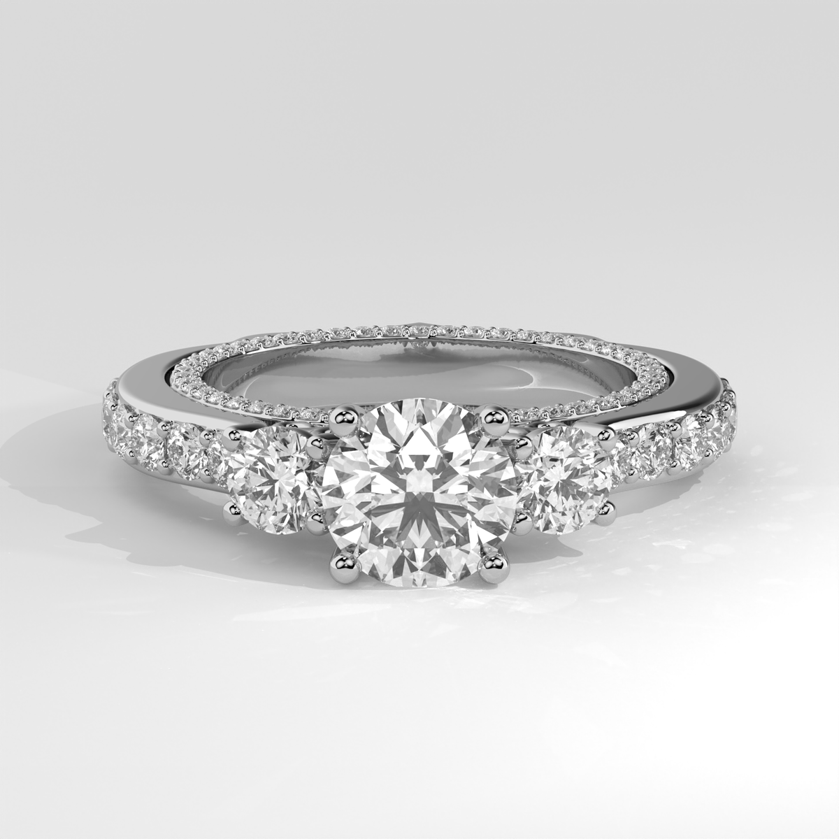 The Celestia Crown Diamond Ring