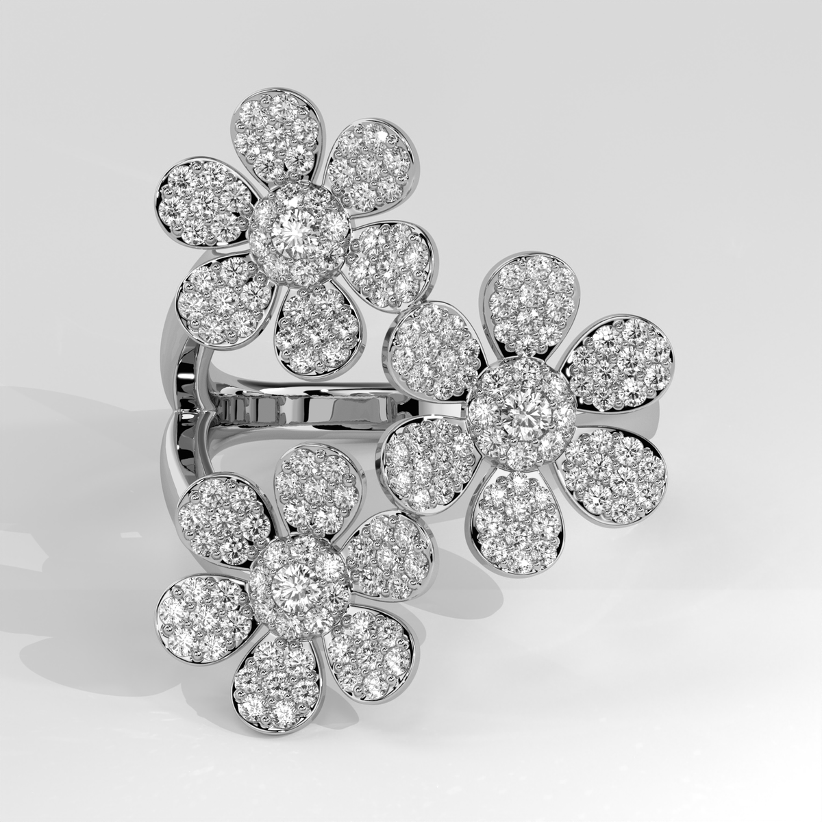 The Fleur de Lumière Diamond Ring