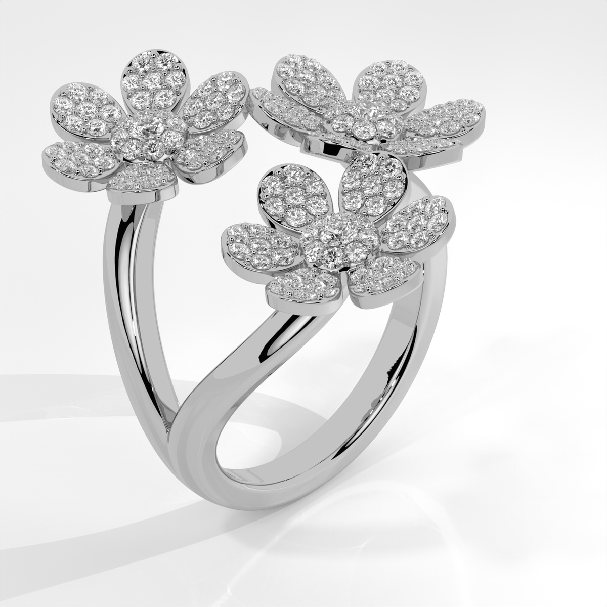 The Fleur de Lumière Diamond Ring