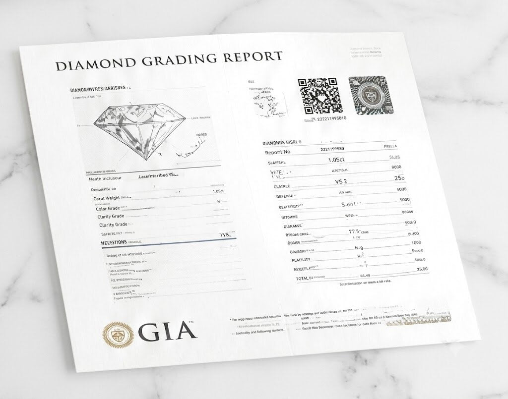 Diamond grading report