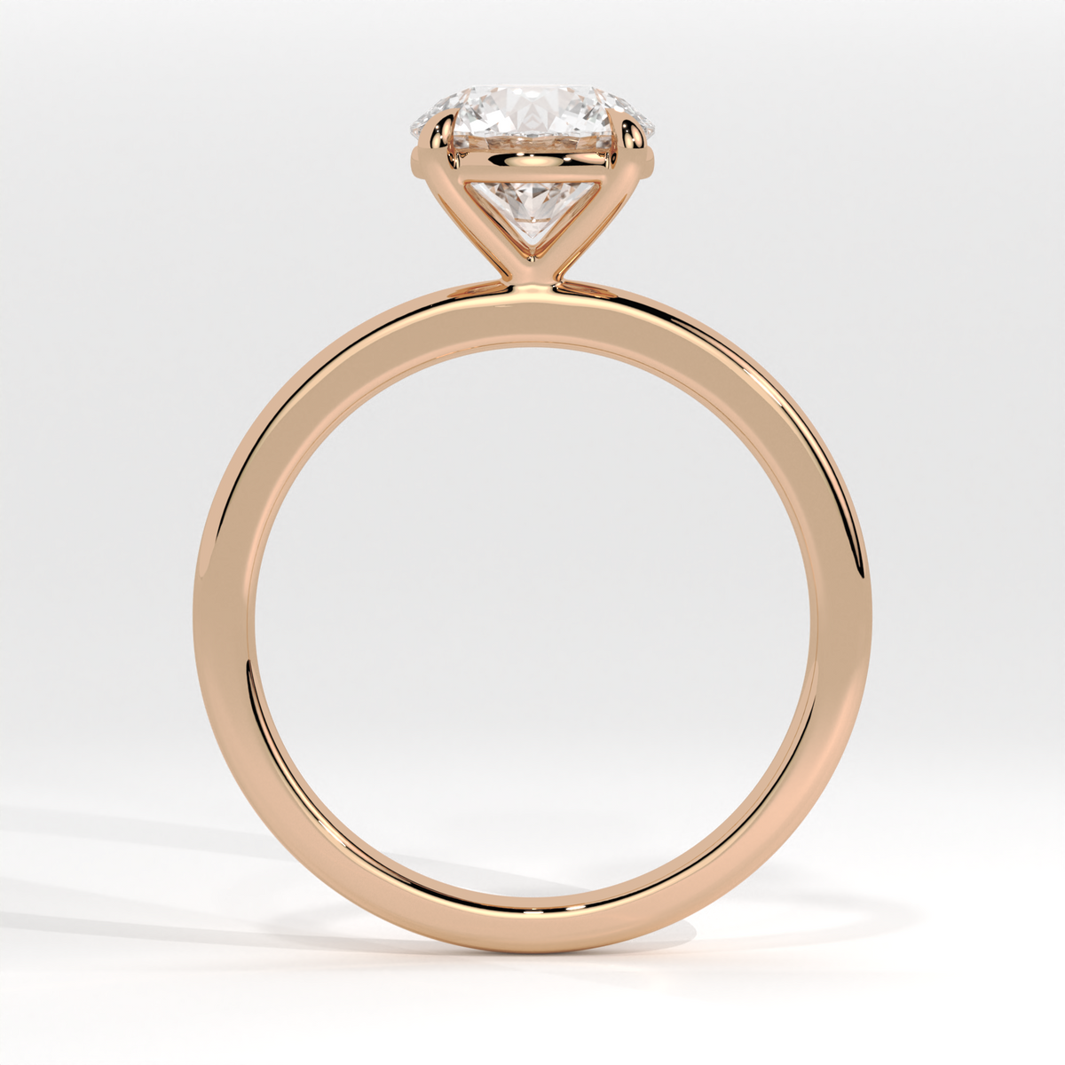 Round Solitaire Engagement Ring