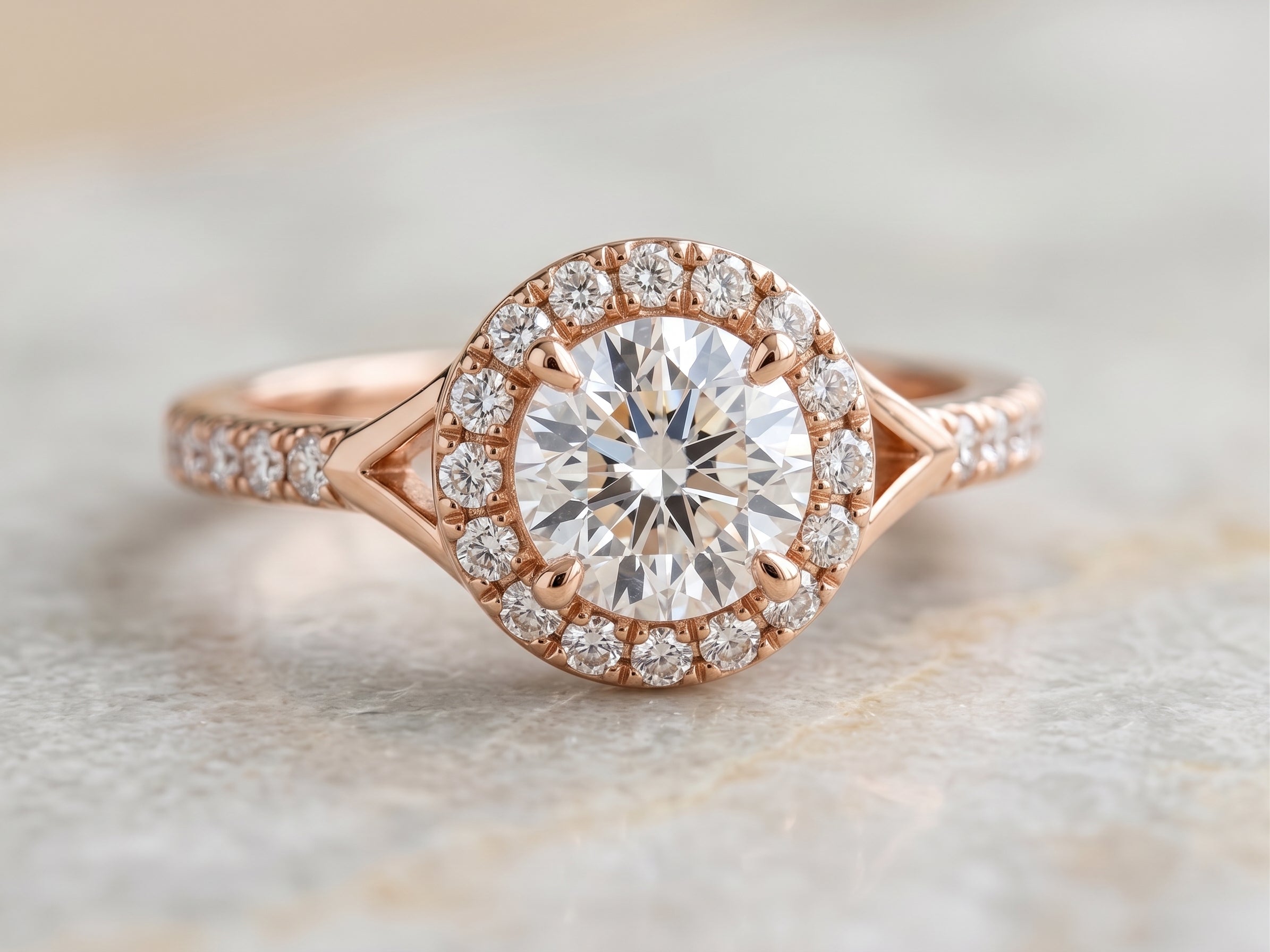 Diamond ring metal options