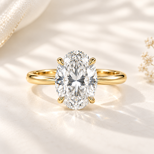 Oval diamond shape