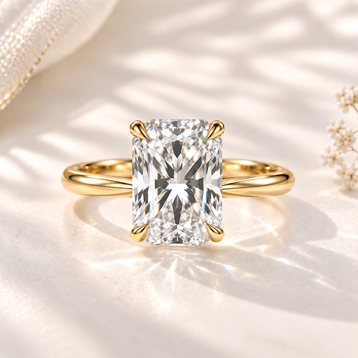Radiant diamond shape