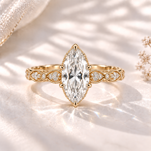 Vintage inspired ring style