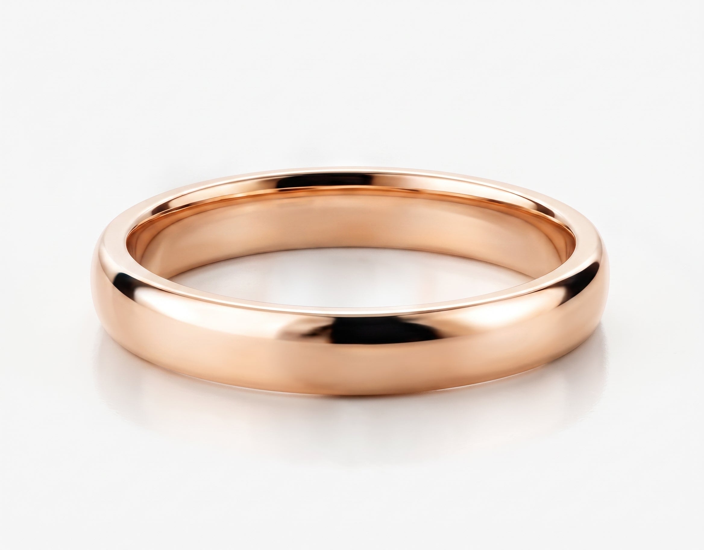 Rose gold wedding band