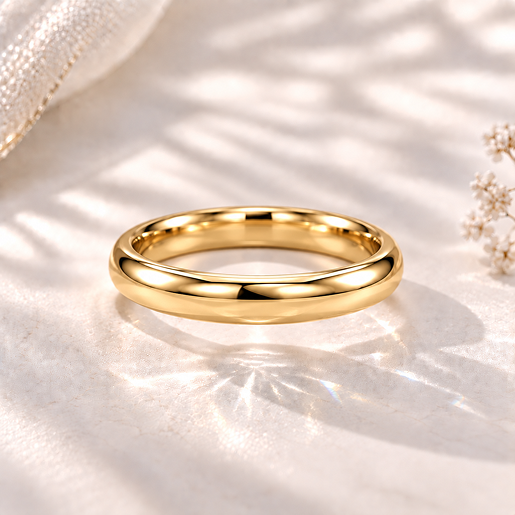 Yellow gold ring style